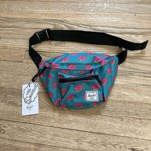 NWT Herschel Supply x The Simpsons Seventeen Donut Homer Waist Bag Fanny Pack